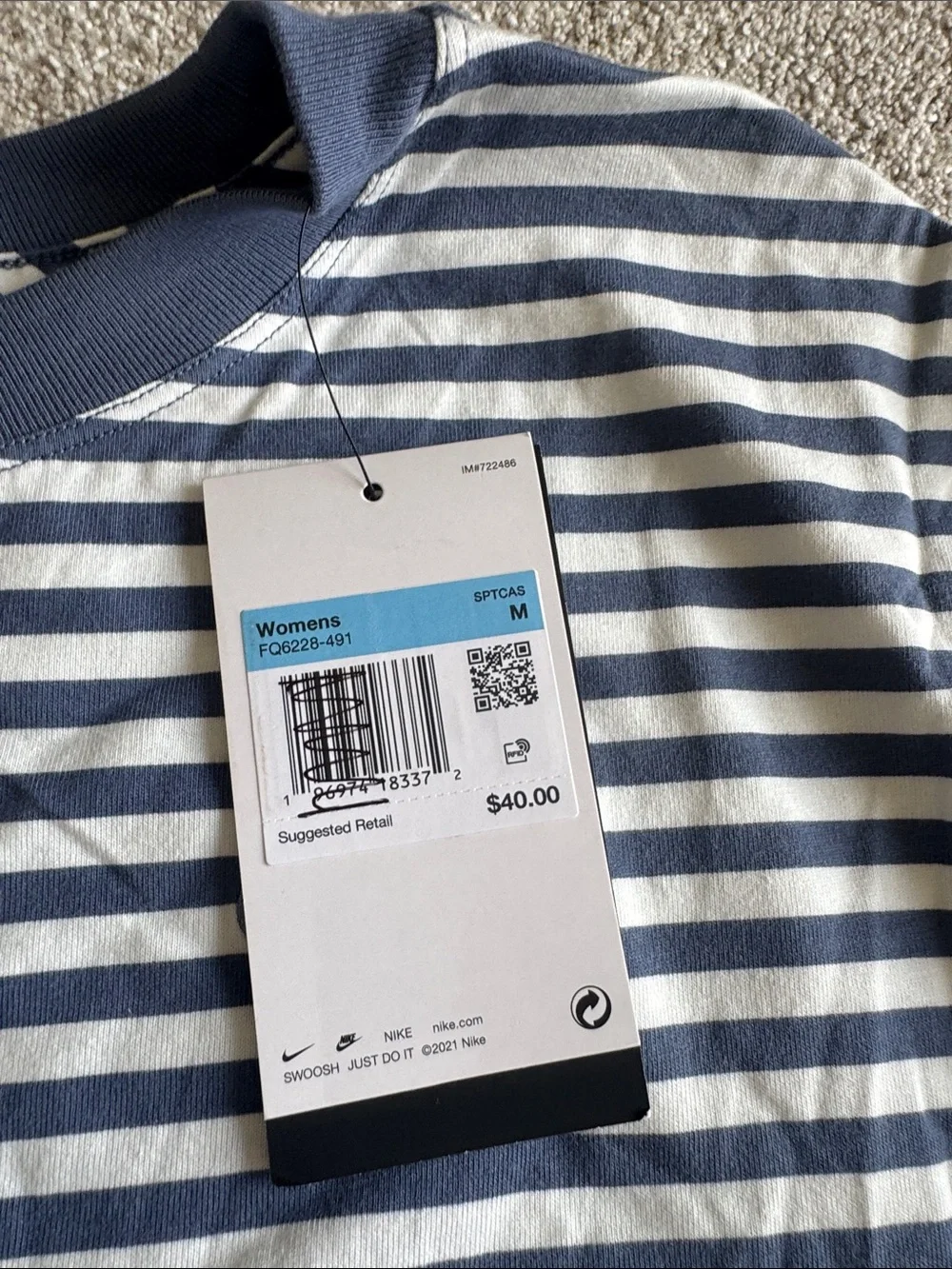 Nike casual striped